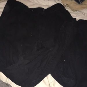 Black joggers